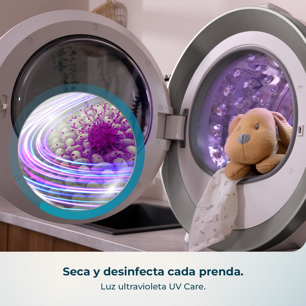 Secadora compacta de evacuación 3Kg Bolero DressCode Dry 3600V Gold Cecotec - Imagen 4