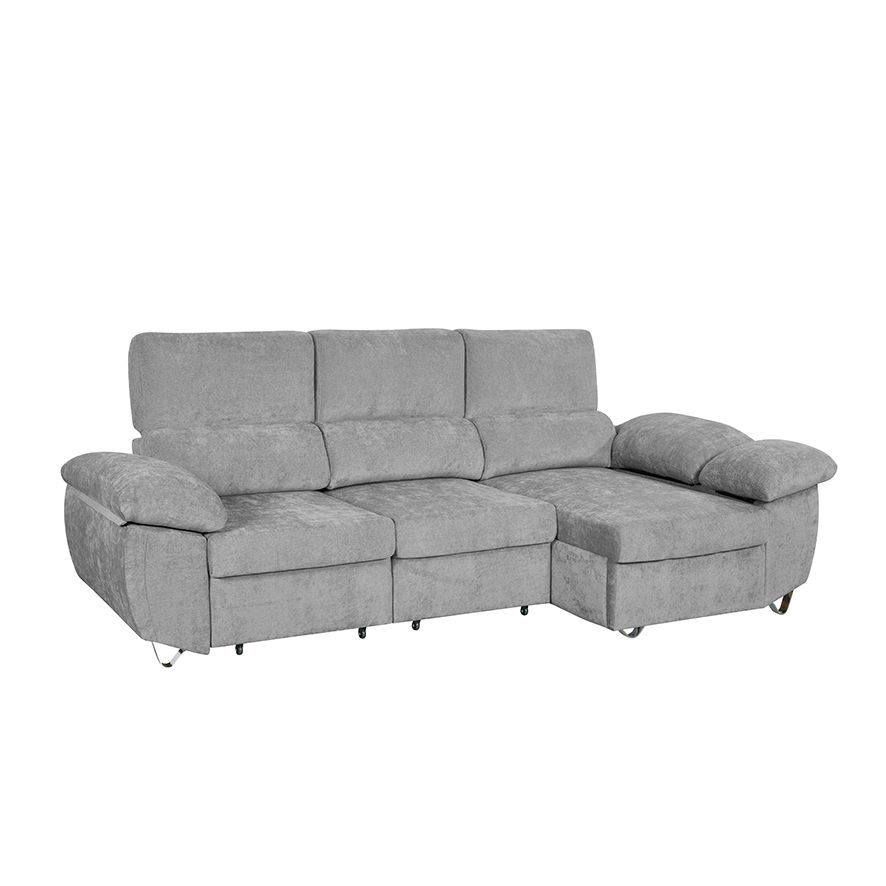 Chaiselongue cama Mod. Abad 265cm con Arcón y Asientos Extraíbles VF Der - Imagen 2
