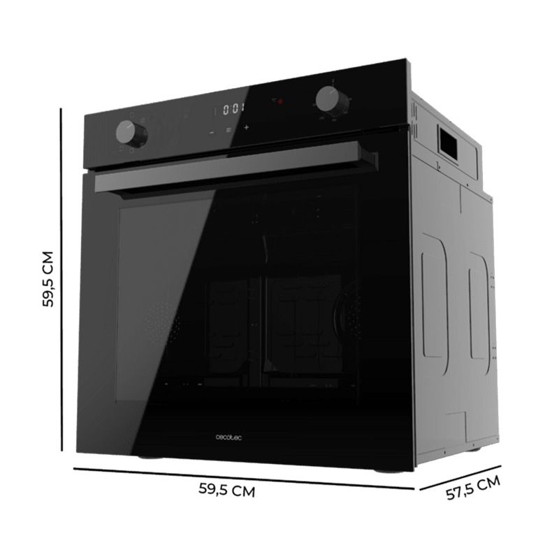 Horno Integrable Multifunción Bolero Hexa M226001 Glass Black A Cecotec - Imagen 3