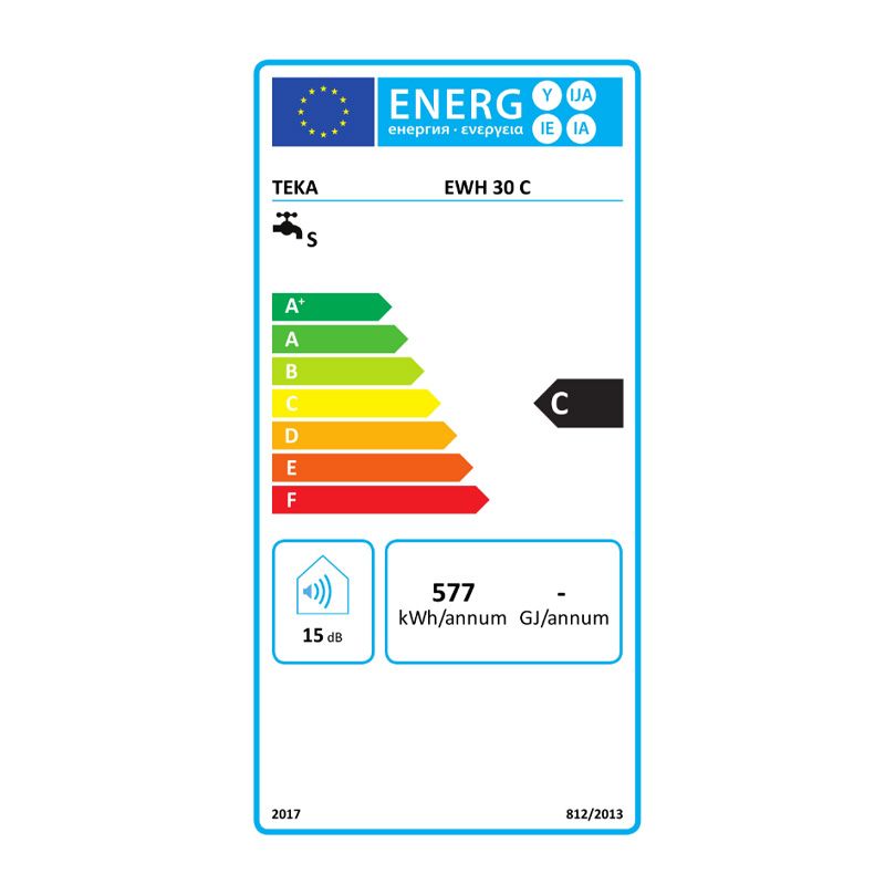 Termo eléctrico vertical de 30 litros EWH30C - Imagen 3