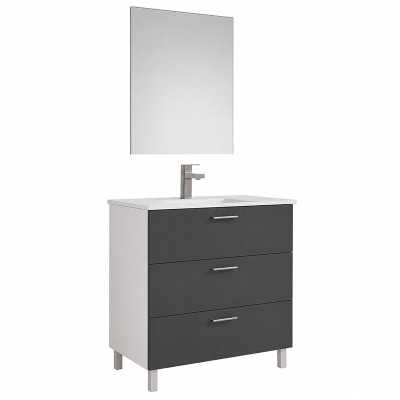 Mueble de baño Mod. Export 01 3C 60CM antracita
