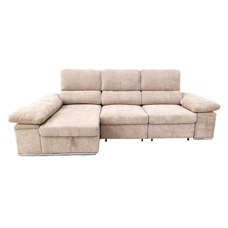 Chaiselongue cama 285cm Mod. Nadia VF Izq gris