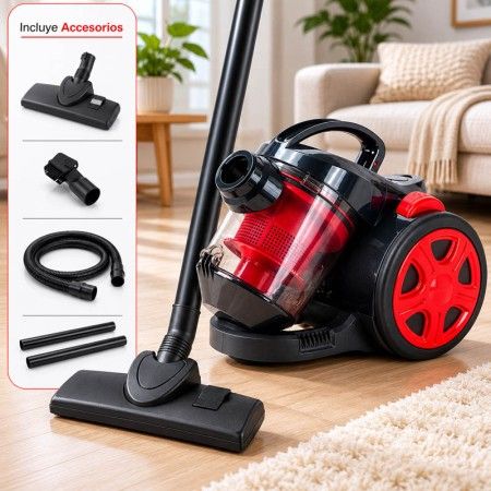 Aspiradora sin bolsa multiciclónica Larryhouse 700W 1,8 L – LH2302 - Imagen 2