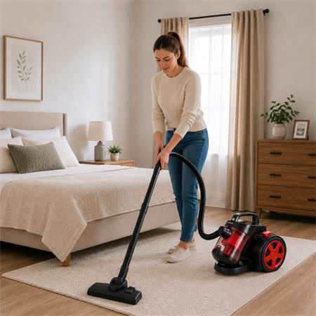 Aspiradora sin bolsa multiciclónica Larryhouse 700W 1,8 L – LH2302 - Imagen 8