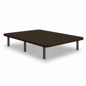 Base tapizada 135x190 Eco choco con 6 patas 25CM
