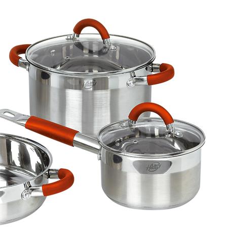Batería de Cocina Inox Serie Blanca Larryhouse 8 Piezas – LH2283 - Imagen 2