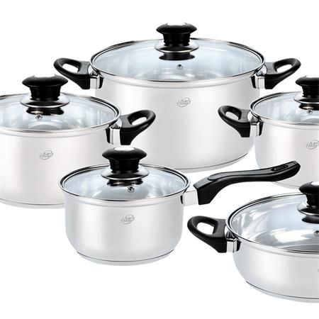 Batería de Cocina Inox Serie Juliana Larryhouse 10 Piezas LH2281 - Imagen 2