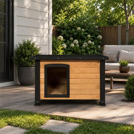 Caseta de perro de madera Serie Akita DG1471 - Imagen 8