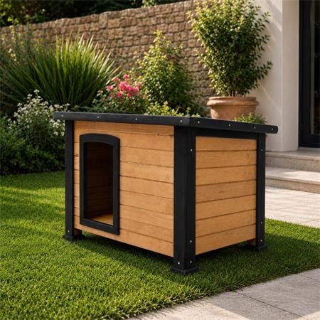 Caseta de perro de madera Serie Akita DG1471 - Imagen 7