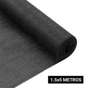 Malla de Sombreo Negra 1,5 x 5 m DG1143 – 85% Ocultación