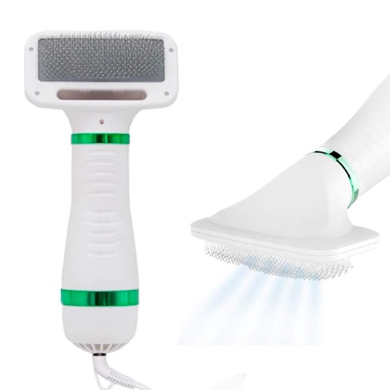 Cepillo Secador para Mascotas 2 en 1 Pet Grooming