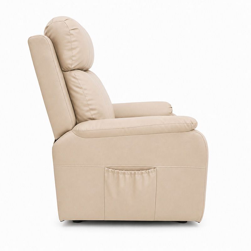 Sillón Power Lift Mod. Toledo Beige Elevador, Reclinable, Masaje y Calor - Imagen 2