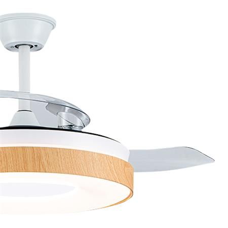 Ventilador de techo con luz LED y aspas retractiles 42" 30W LH2334 - Imagen 3