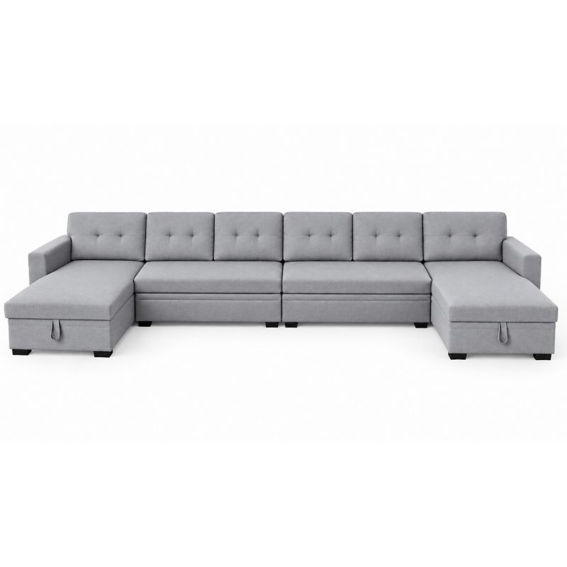 Pack Abades Family Chaiselongue Cama con Arcones de Almacenaje 414cm gris