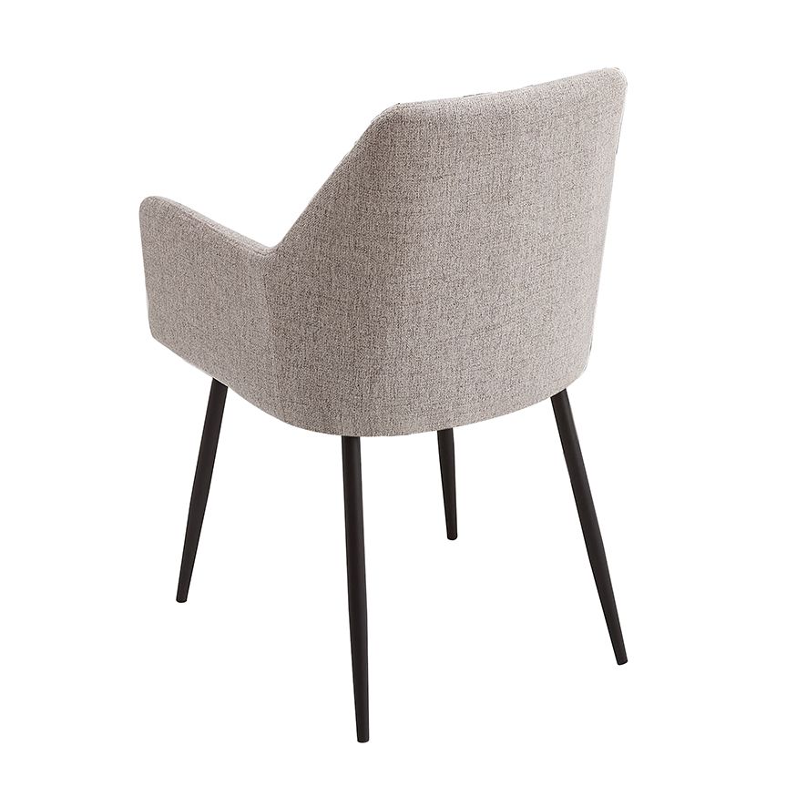 Juego de 2 sillones Devon Beige Tapizados Tela Neve - Imagen 4