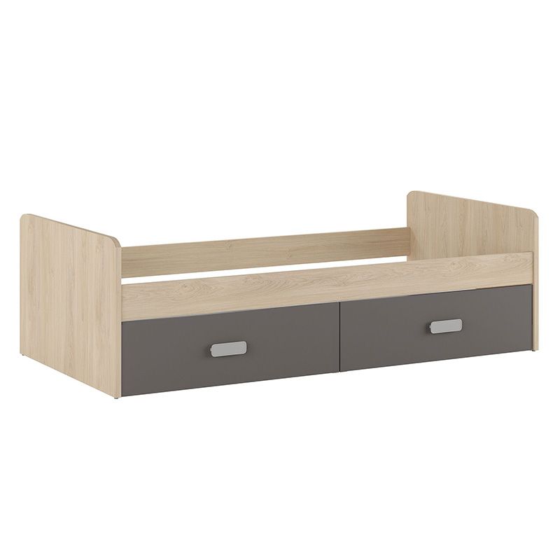 Cama Nido 90 cm Donald con Cajones Puccini-Grafito