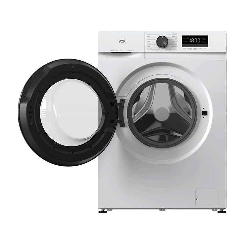 Lavadora de carga frontal 8kg VOK EVW-8BAWL2412 - Imagen 3