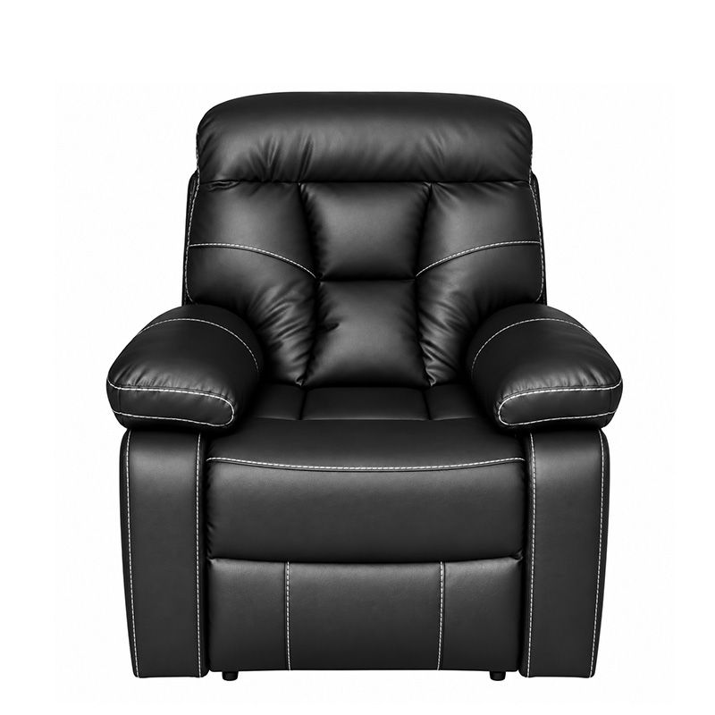Sillón mecedora reclinable negro
