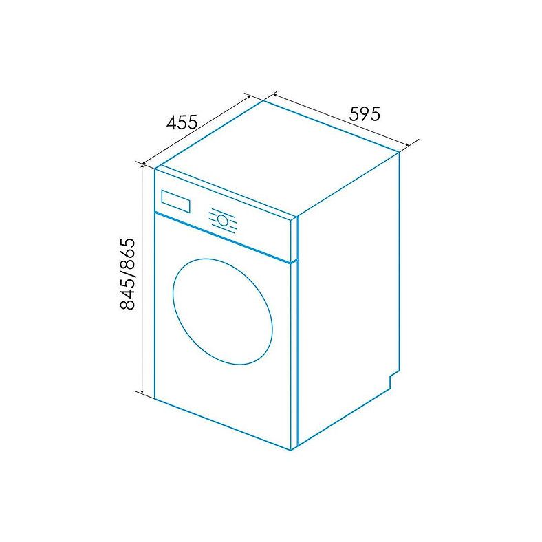 Lavadora carga frontal 6kg Edesa EWF-6200WH 1200 RPM Clase A - Imagen 4