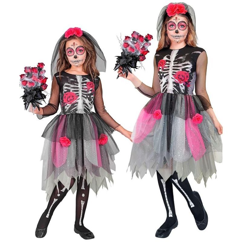 Disfraz Esqueleto Completo para niños Talla 158 Halloween