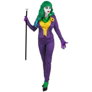 Disfraz Payaso Malvado Joker mujer Talla M Halloween