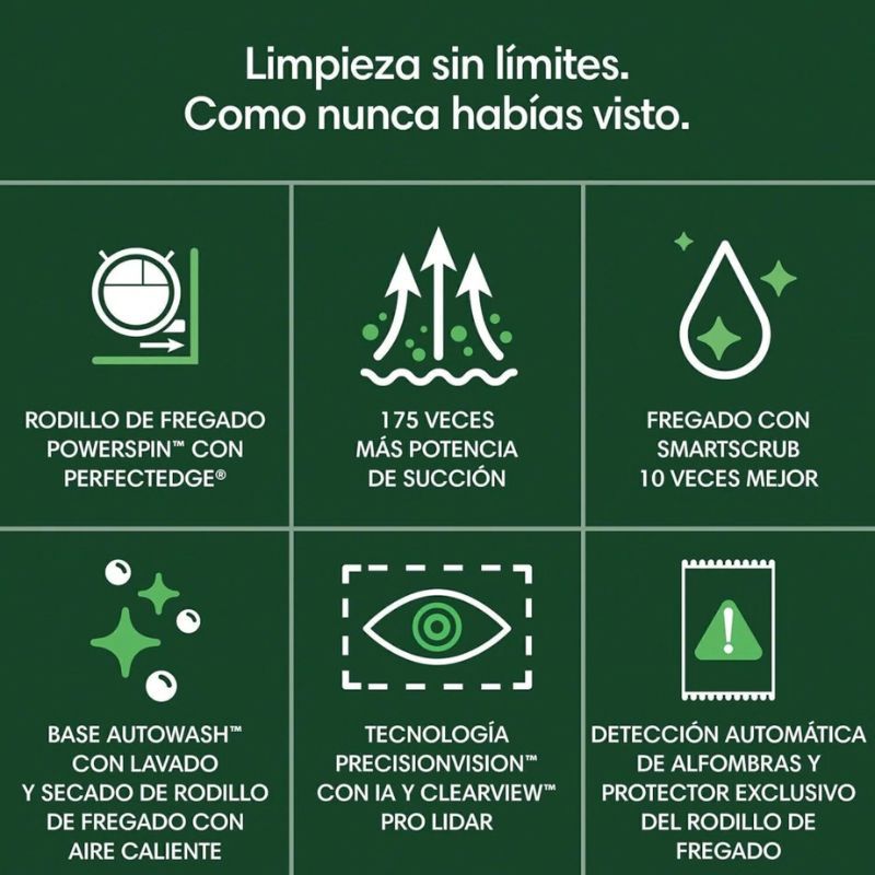 Robot Aspirador y Fregasuelos con Autovaciado Roomba MAX 706 Combo - Imagen 4