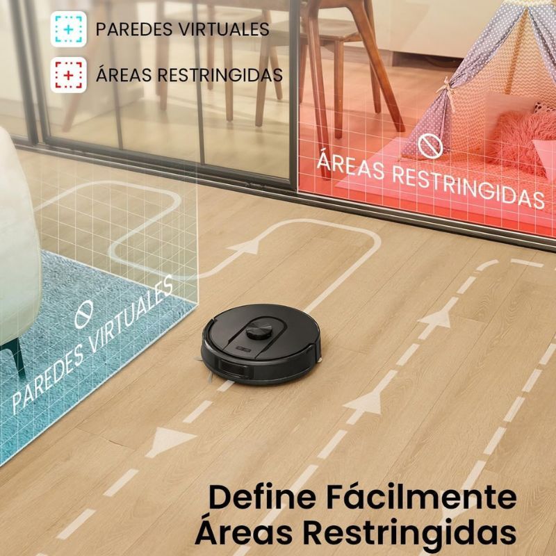 Robot Aspirador y Fregasuelos con Autovaciado Vexilar W11 5000Pa - Imagen 4