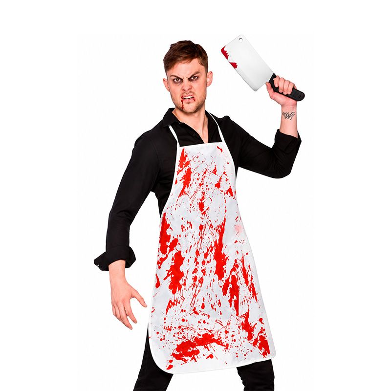 Delantal Disfraz Carnicero Sangriento Halloween