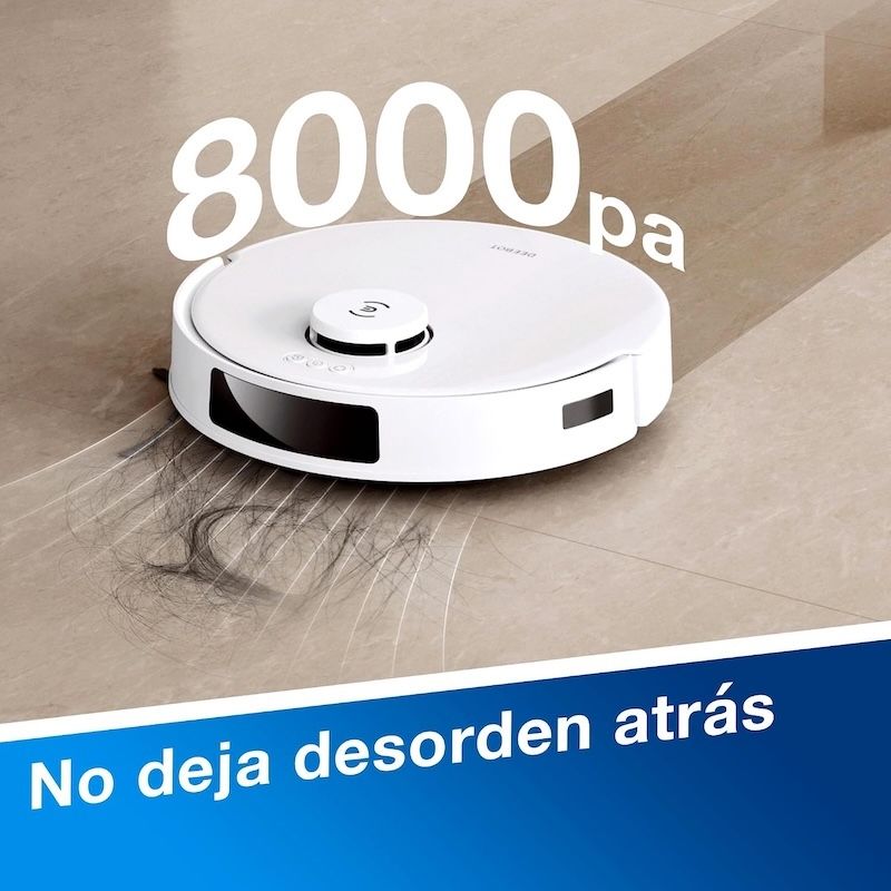 Robot Aspirador y Fregasuelos con Autovaciado ECOVACS DEEBOT N20 Plus 8000Pa - Imagen 3