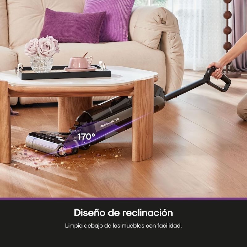 Aspirador Vertical sin cable seco-húmedo EUREKA RapidWash NEW730 - Imagen 3