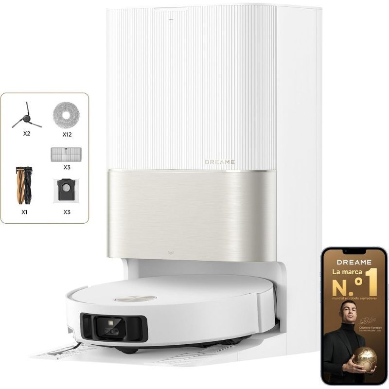 Robot Aspirador y Fregasuelos con Autovaciado Dreame X50 Ultra Complete 20000Pa