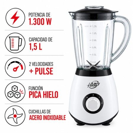 Batidora de Vaso 1,5 L 1300W LH1716 - Imagen 2