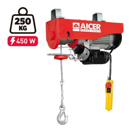 Elevador Eléctrico 450W 125/250 kg 6-12 m Aicer AC1760 - Imagen 2